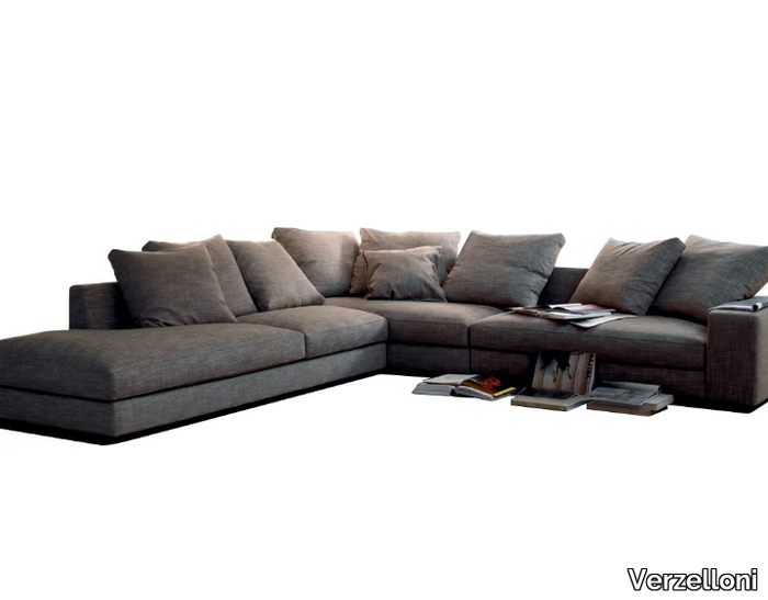 HOLDEN - Sectional fabric sofa with removable cover _ Verzelloni