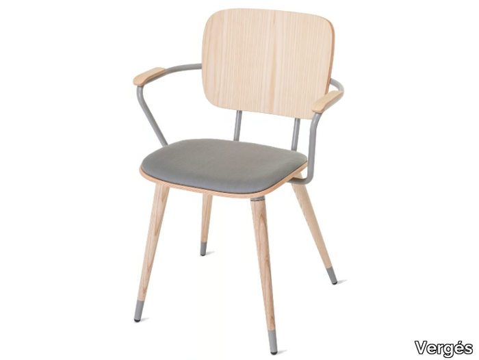 ABC - Ash chair with armrests _ Vergés