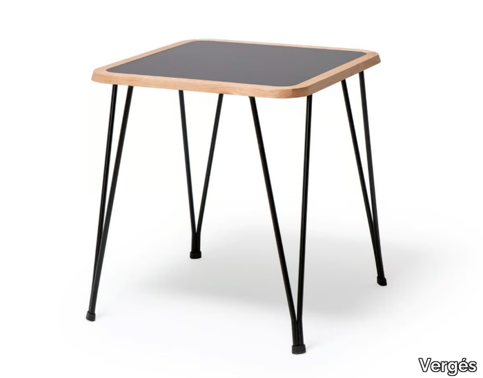 MIM - Square powder coated steel table _ Vergés