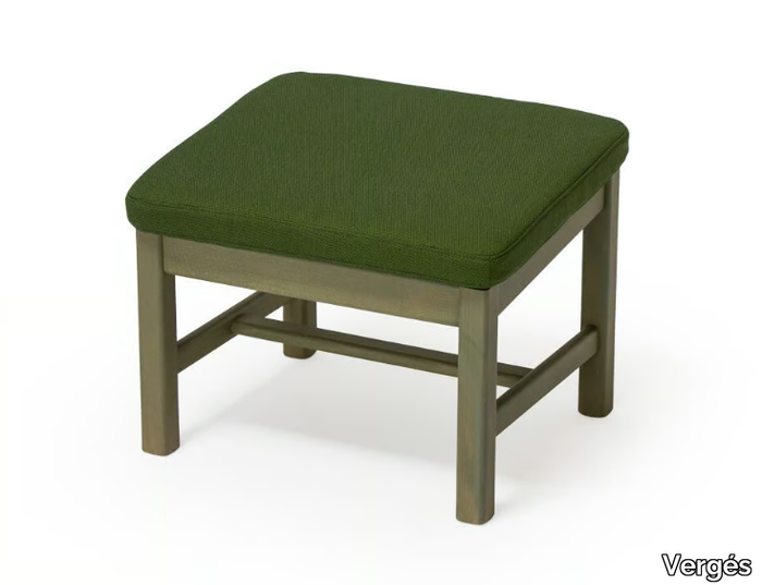 MEDITERRÁNEA - Beech footstool _ Vergés