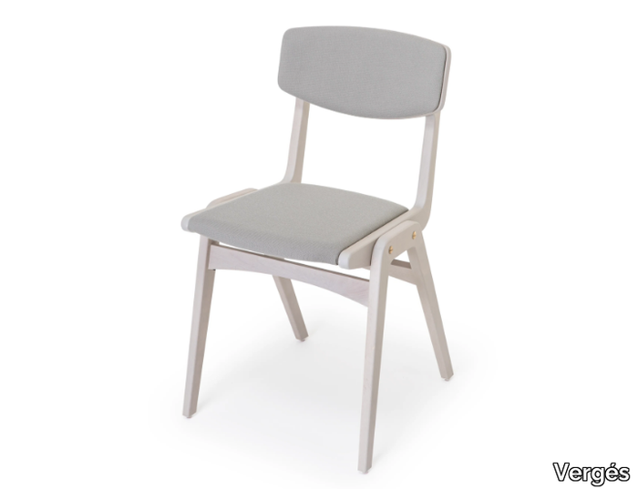 GLÖWR - Beech chair with integrated cushion _ Vergés