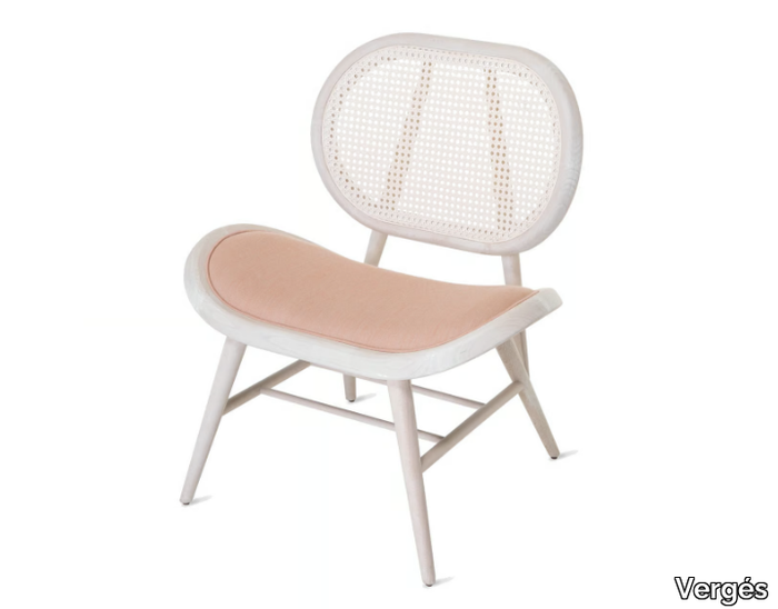 BERNARDES - Beech easy chair with integrated cushion _ Vergés