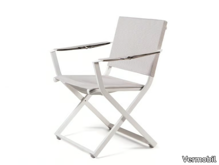 FELLINI - Chair in aluminum and Texplast folding _ Vermobil