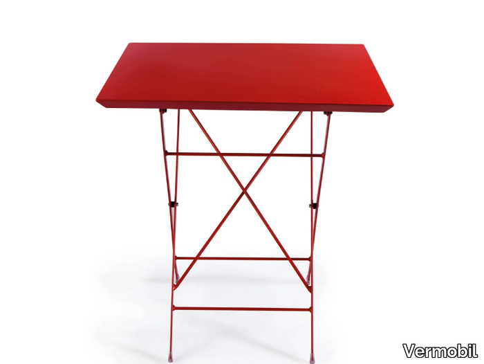 STEP - Folding metal garden table _ Vermobil