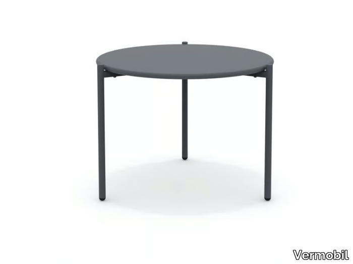 ARIA - Round aluminium coffee table _ Vermobil