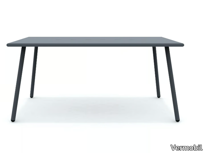 ROMA - Rectangular metal garden table _ Vermobil