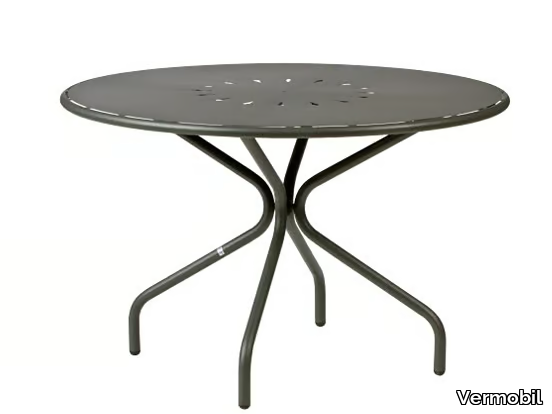 MIMMO - Round metal garden table _ Vermobil