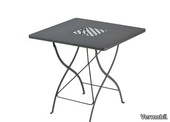 SPRINGTIME - Square metal garden table _ Vermobil