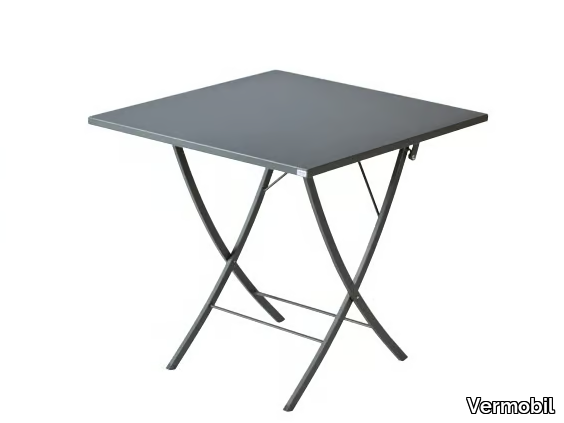 VEGAS - Folding square metal garden table _ Vermobil