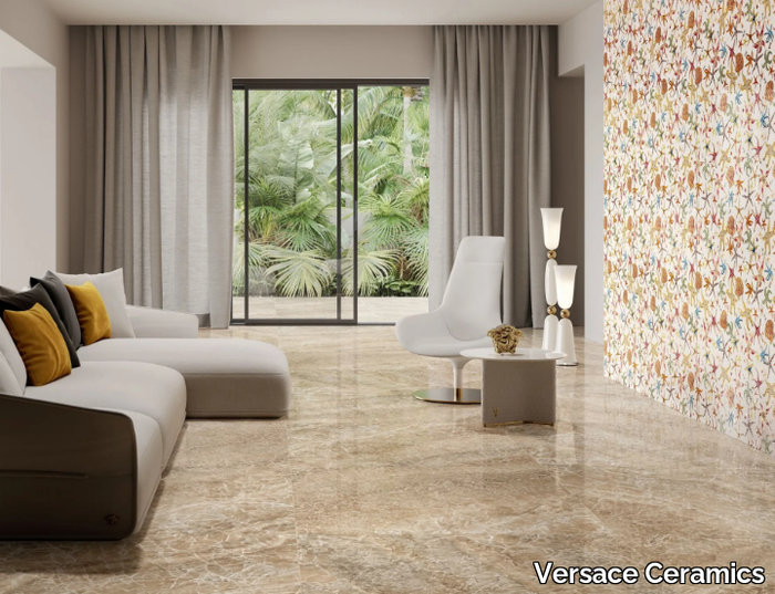 CRISTALLO MIELE - Porcelain stoneware wall/floor tiles _ Versace Ceramics