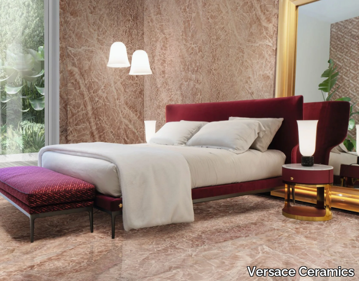 CRISTALLO ROSA - Porcelain stoneware wall/floor tiles _ Versace Ceramics