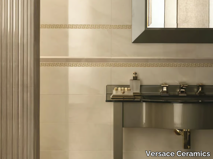 MARBLE BEIGE - Porcelain stoneware wall/floor tiles with marble effect _ Versace Ceramics