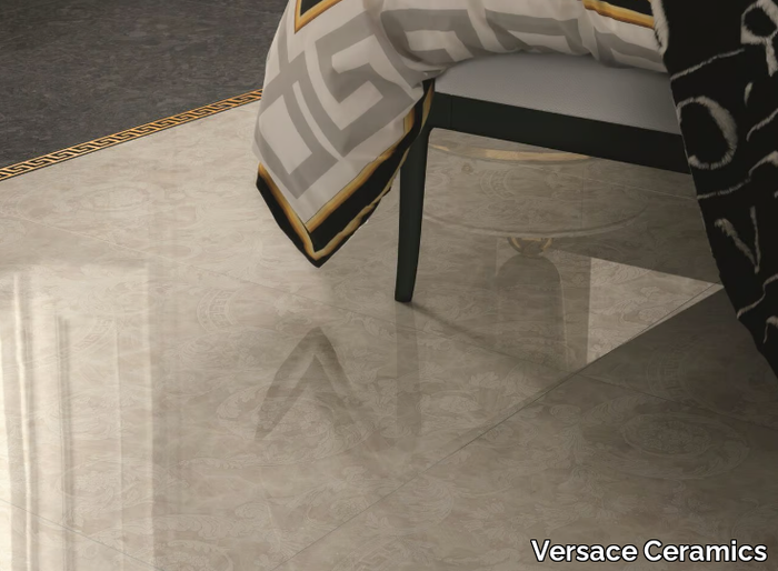 MEGABAROCCO BIANCO - Porcelain stoneware wall/floor tiles _ Versace Ceramics