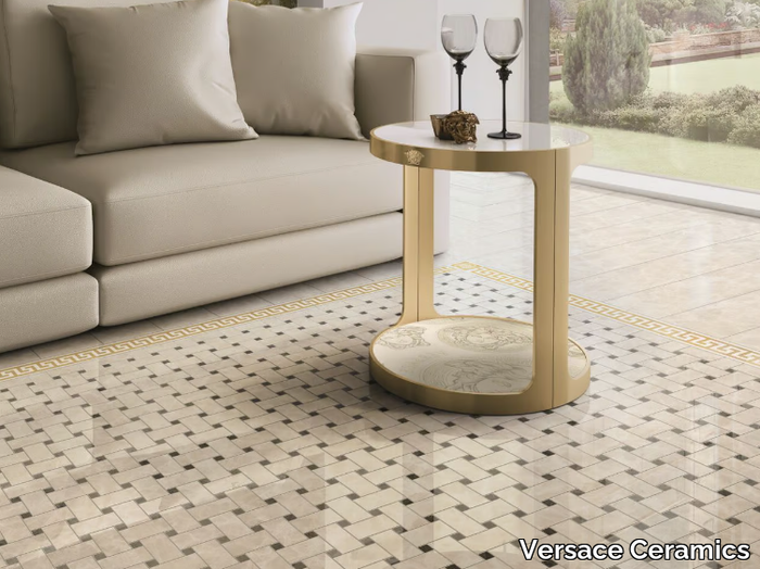 INTRECCIO - Porcelain stoneware mosaic _ Versace Ceramics