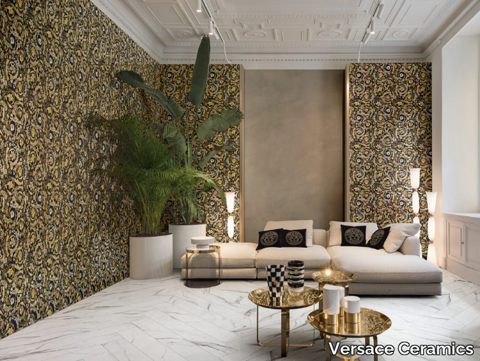 BAROCCO GARDEN 120X280 - Indoor porcelain stoneware wall tiles _ Versace Ceramics