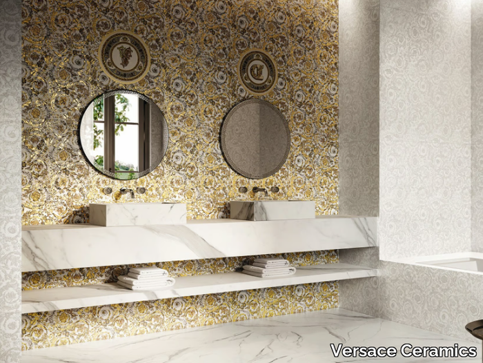 BAROCCO GARDEN - Indoor porcelain stoneware wall tiles _ Versace Ceramics