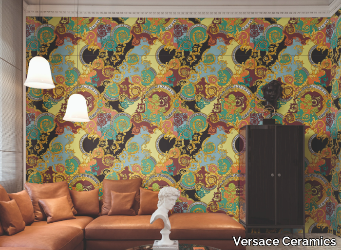 MEGABAROCCO 120X280 - Indoor porcelain stoneware wall tiles _ Versace Ceramics