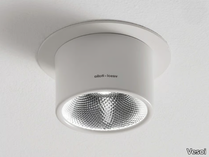 QUATTROZEROZERO - Recessed LED round aluminium spotlight _ Vesoi