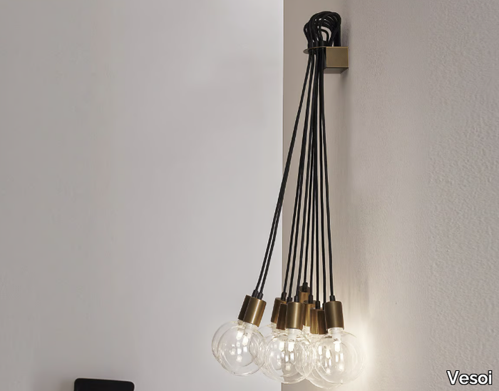 E19 - Glass and steel wall lamp _ Vesoi