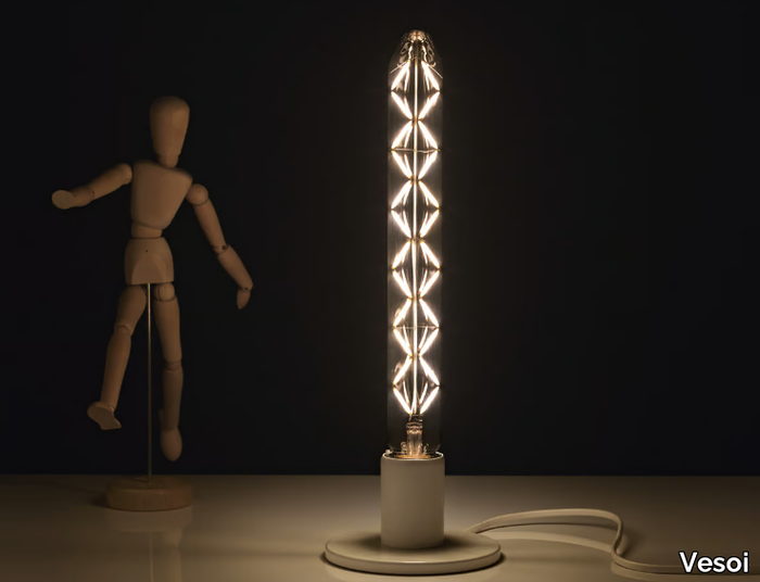 FUSE - LED glass and steel table lamp _ Vesoi