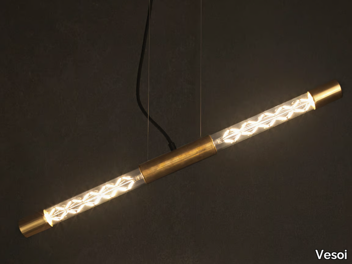 FUSE - LED glass and steel pendant lamp _ Vesoi