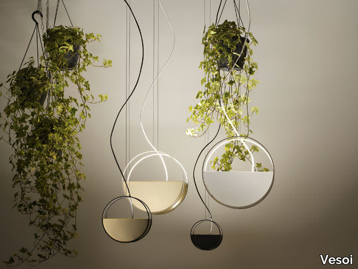 TAMBOUR - LED steel pendant lamp _ Vesoi