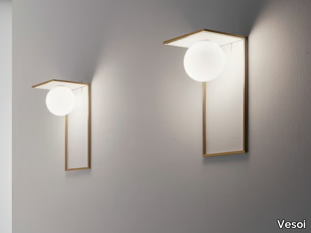 SOTTOMULTIPLO - LED dimmable steel wall lamp _ Vesoi