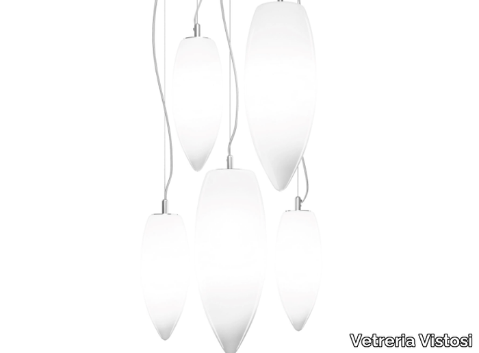 BACO SP 5 - Murano glass pendant lamp _ Vetreria Vistosi