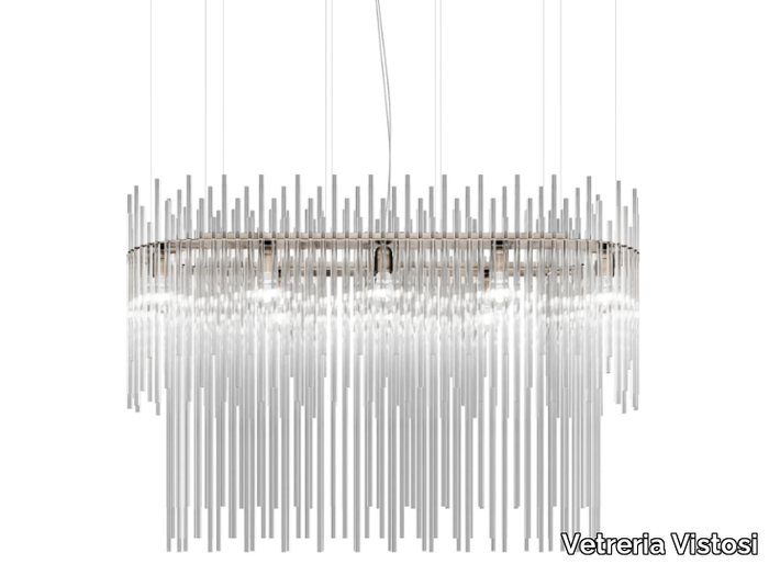 DIADEMA SP O2 - Glass chandelier _ Vetreria Vistosi