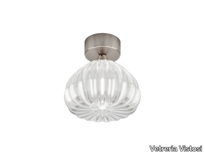 DIAMANTE FA - LED Murano glass ceiling lamp _ Vetreria Vistosi