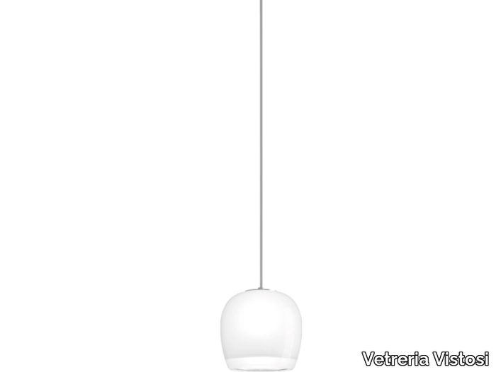 IMPLODE SP 16 - Glass pendant lamp _ Vetreria Vistosi