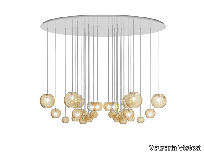 OTO SP CHA - Blown glass pendant lamp _ Vetreria Vistosi