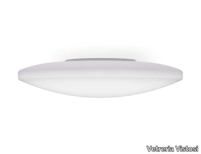 MORIS PP - Satin glass wall lamp / ceiling lamp _ Vetreria Vistosi