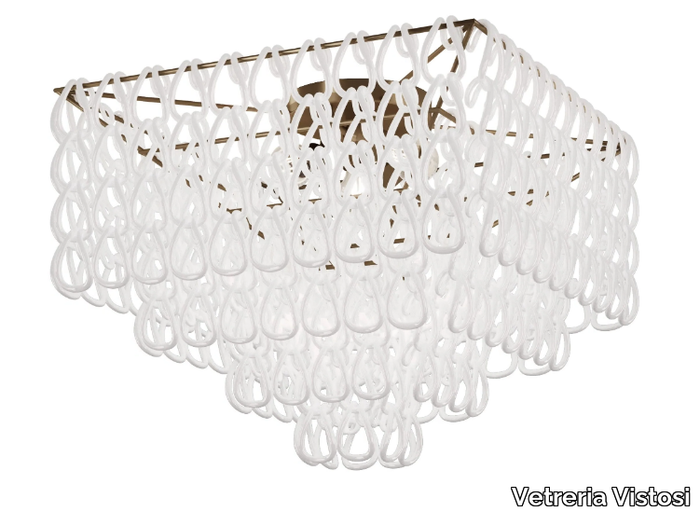 MINIGIOGALI PL 65Q - Crystal ceiling lamp _ Vetreria Vistosi