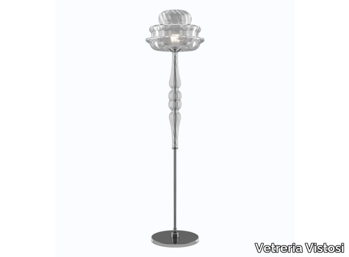 NOVECENTO PT - Crystal floor lamp _ Vetreria Vistosi