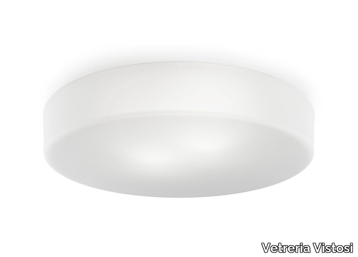 SOGNO PP - Satin glass wall lamp / ceiling lamp _ Vetreria Vistosi