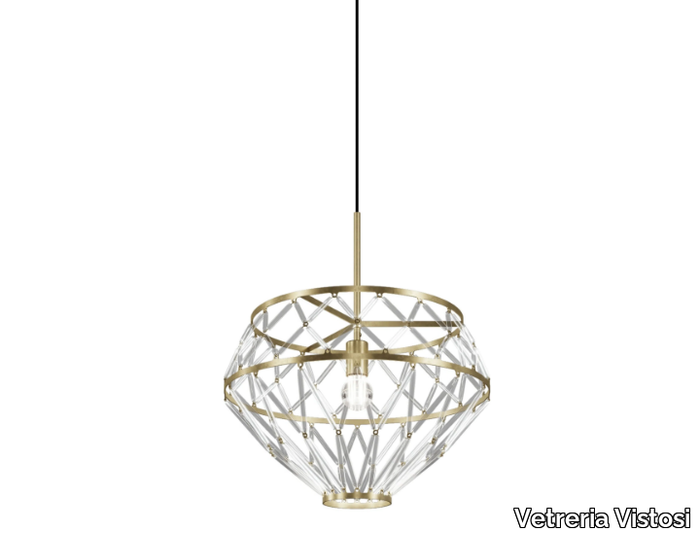 STARNET SP 3 - LED glass pendant lamp _ Vetreria Vistosi