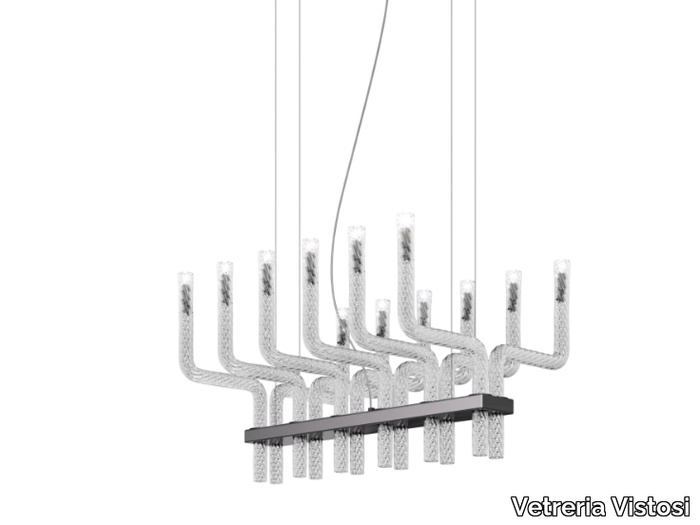 STARDUST SP R - Blown glass pendant lamp _ Vetreria Vistosi