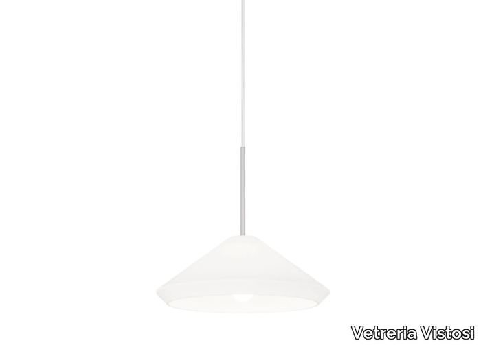 WITHWHITE SP X - Blown glass pendant lamp _ Vetreria Vistosi