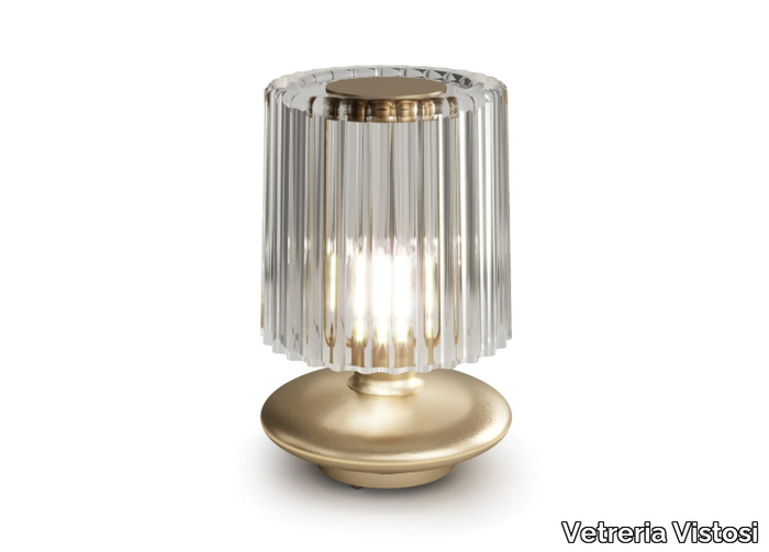 TREAD LT - Contemporary style metal table lamp _ Vetreria Vistosi