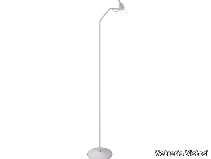 VEGA PT - Adjustable glass floor lamp _ Vetreria Vistosi