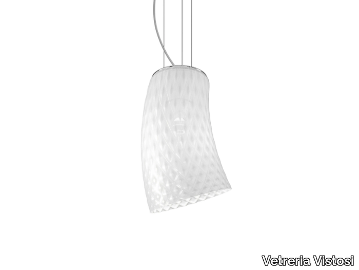 ASSIBA SP G - Blown glass pendant lamp _ Vetreria Vistosi