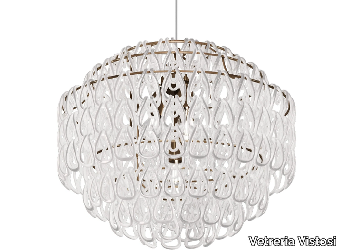 MINIGIOGALI SP 65 - Crystal pendant lamp _ Vetreria Vistosi