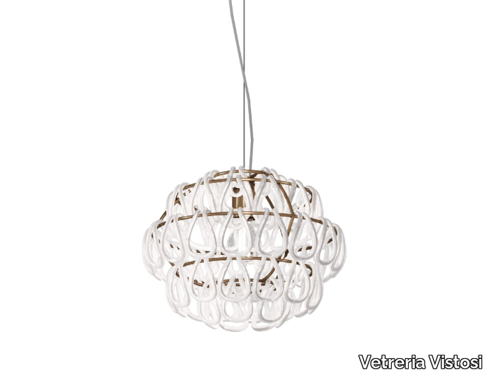 MINIGIOGALI SP 35 - Crystal pendant lamp _ Vetreria Vistosi