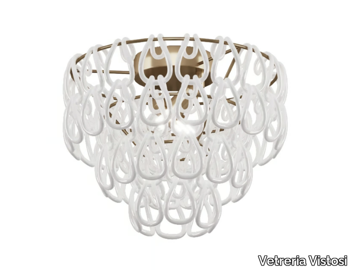 MINIGIOGALI PL 40 - Crystal ceiling lamp _ Vetreria Vistosi