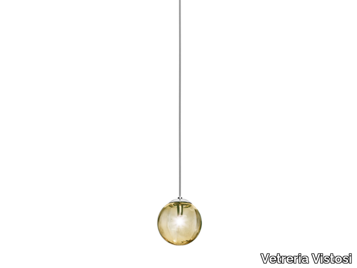 PUPPET SP - Blown glass pendant lamp _ Vetreria Vistosi