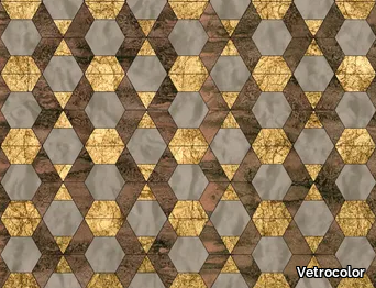 PAPILLON PATTERN - Indoor glass wall/floor tiles _ Vetrocolor