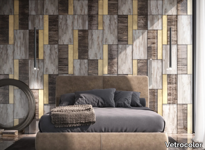 PALAIS PATTERN - Indoor glass wall/floor tiles _ Vetrocolor