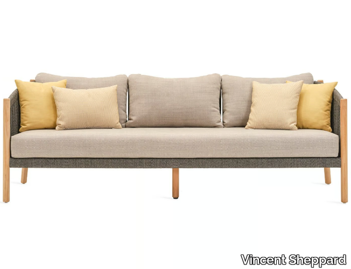 LENTO - 3 seater rope garden sofa _ Vincent Sheppard