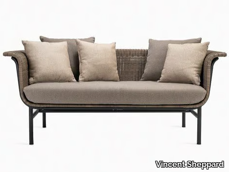 WICKED - 2 seater wicker garden sofa _ Vincent Sheppard